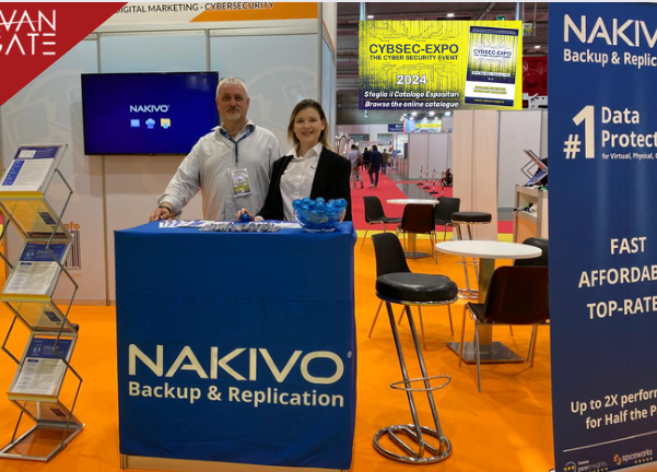 Nakivo e Avangate Security presenti nel loro corner al CYBSEC EXPO a Piacenza Expo